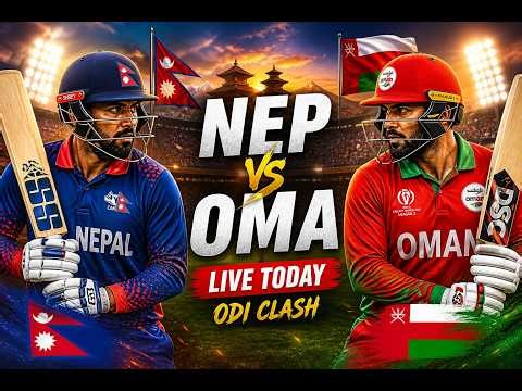 NEP vs OMA Live Scorecard🔴 | 103rd ODI CWC League-2 2023-27 | Nepal vs Oman Live Match Today