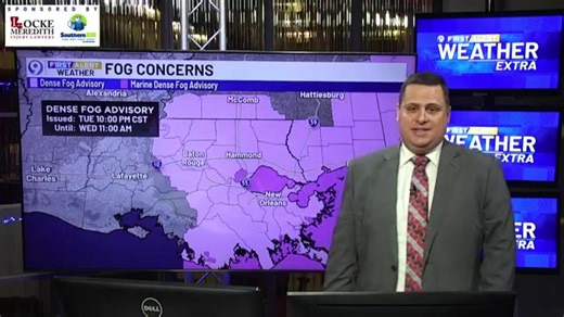 Looks like a ho ho whole lot of fog for Christmas | WAFB Channel 9