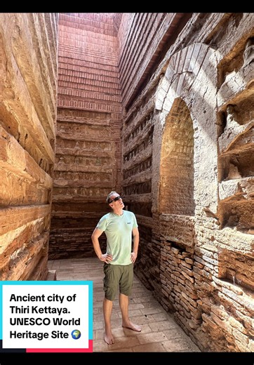 Wandering around the ancient UNESCO World Heritage Site of Thiri Kettaya, near Pyay, Myanmar #kopete #tiktokmyanmar #myanmar