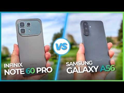 Mid-range Camera Battle: Infinix Note 60 Pro vs Galaxy A56 (AFTER THE UPDATES!)