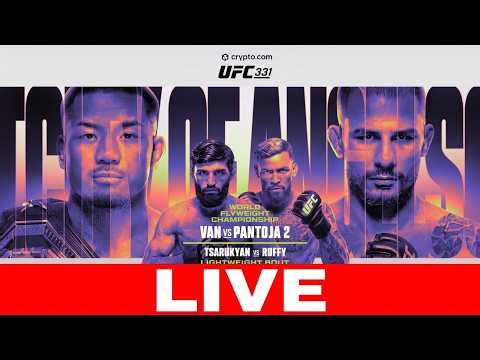 UFC 331: Joshua Van vs Alexandre Pantoja | LIVE STREAM / Live Coverage