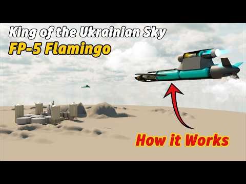 FP-5 Flamingo | Ukraine's own homemade FP-5 Cruise Missile? | How it works?