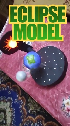 Solar Eclipse Explained in 10 Secs! 🌑 #SolarEclipse #scienceproject