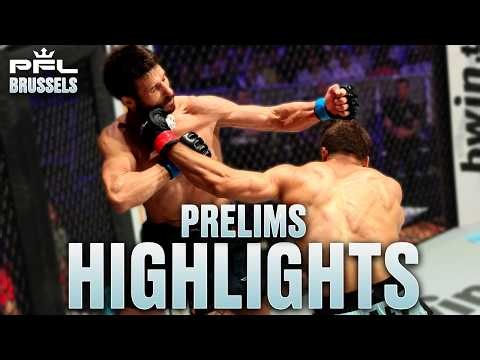 Preliminary Card Highlights - PFL Brussels | Knockouts, Submissions & A HeadbuttI! | PFL MMA