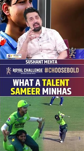WHAT A TALENT SAMEER MINHAS #sameerminhas #indvspak #ayushmhatre