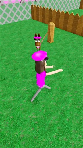 escape Roblox Scary Dog Challenge Obby #roblox #shorts