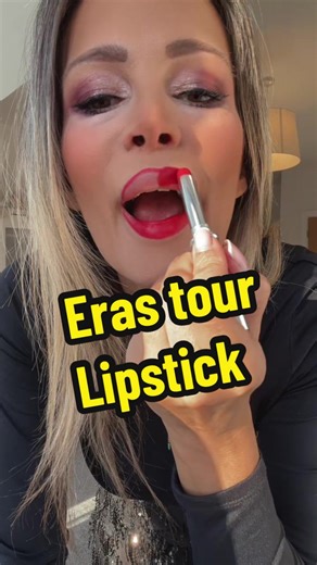 Eras Tour Lipstick Try-On: Ruby True by MAC