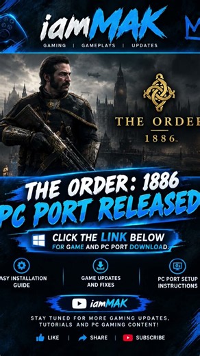 THE ORDER: 1886 PC PORT LOOKS INSANE! 🔥🖤 #shorts