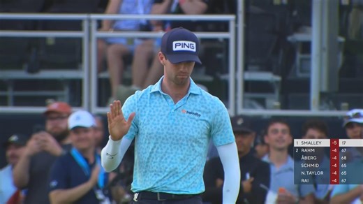 Alex Smalley grabs a 2-shot lead after third round of the PGA Championship