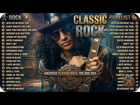 Guns N' Roses, Queen, Van Halen, Lynyrd Skynyrd, Creedence - Classic Rock Legends 70s 80s 90s Full A