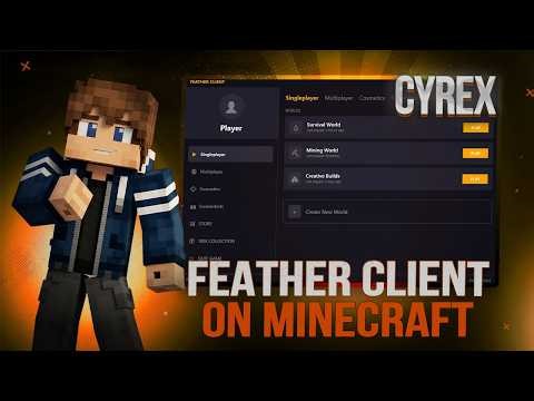2026 | CRACKED Feather Client on Minecraft Java (Every Versions & Updated) Minecraft Hacked Client