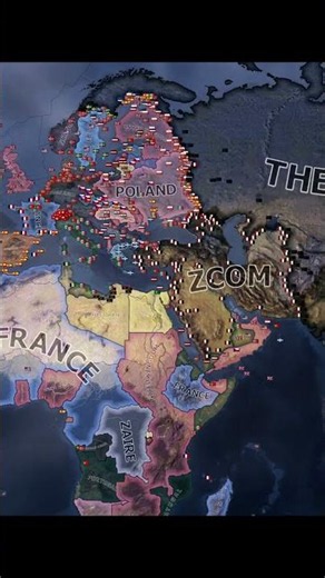 ZOMBIES INVASION / HOI4 TIMELAPSE #timelapse #paradoxinteractive #history
