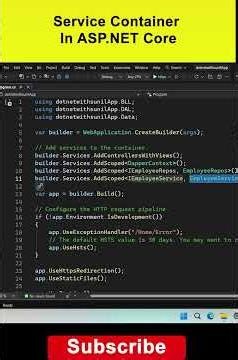 How to Register Services in ASP.NET Core