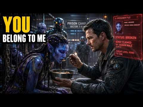 The Human Fed a Broken Alien Woman in the Prison Camp… "You Belong to Me"