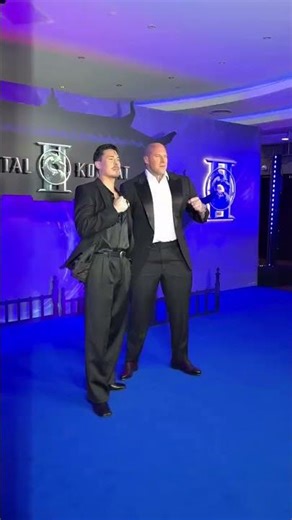 Kombat ready... Martyn Ford and Lewis Tan reunite at the MORTAL KOMBAT II European Fan Event 🤜🤛