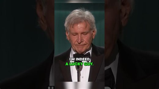 Harrison Ford s HILARIOUS EMOTIONAL Lifetime Achievement Award Speech! | Carolina Cobos