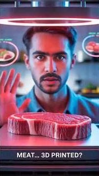 The Food of 2050 Will We All Eat 3D Printed Meat 🥩 🍖 😋