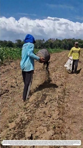 Soil Fertilization: How Goat Manure Is Spread Across a Farm Field 