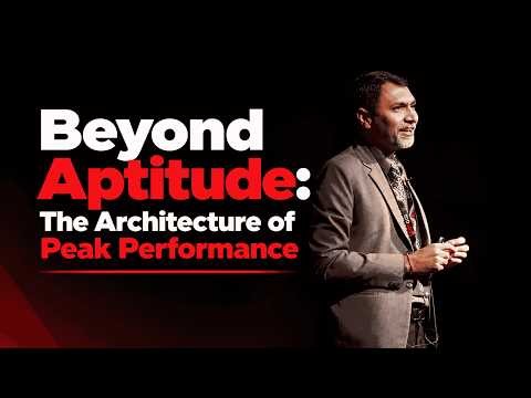 TedxGGI : Beyond Aptitude: The Architecture of Peak Performance | Sony Goyal | TEDxGGI