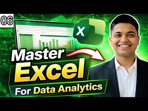 Excel for Data Analyst | Module 6 | Pivot Table