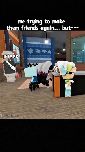 Making Tisha And Brusha friends again.. but-- #dandysworld #roblox #update