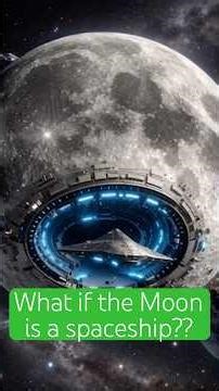 What If The Moon Is A Spaceship?! Ex-CIA Pilot Reveals the moon made by aliens! #shorts #space #nasa