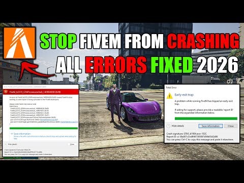 FiveM - How To FIX FiveM ERRORS and CRASHES (2026)✅