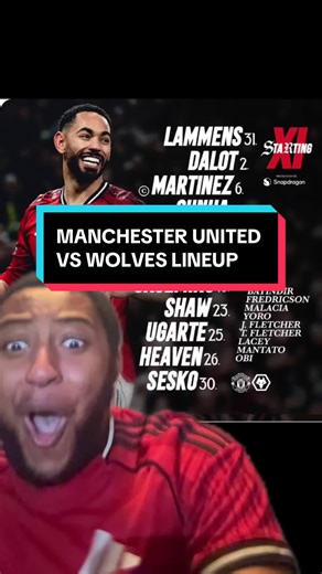 Manchester United vs Wolves Live Lineup and Updates