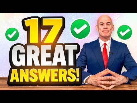 17 GREAT ANSWERS to COMMON INTERVIEW QUESTIONS! (PASS YOUR INTERVIEW!)
