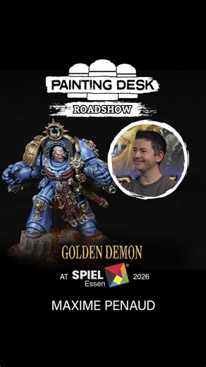Painting Desk Roadshow at Golden Demon 2026 – Maxime Penaud | Warhammer+