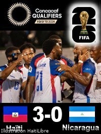 Haiti - FLASH : 2026 World Cup Qualifiers, Haiti beats Nicaragua [3-0] (videos) - HaitiLibre.com : Haiti news 7/7