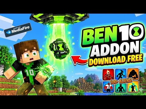 Best BEN 10 Mod For MCPE 1.26 | New BEN 10 Addon For MCPE⚡🔥