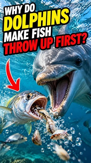 Why Does This Dolphin Make Fish Throw Up?
