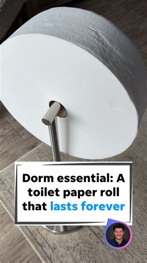 Dorm essentials: A toilet paper roll that lasts forever??