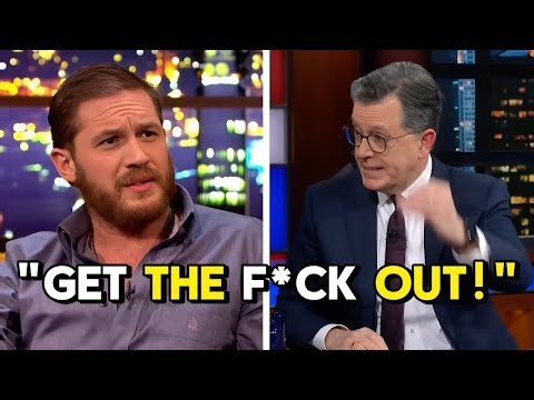 Tom Hardy STUNS Stephen Colbert With Explosive On-Air Clash.
