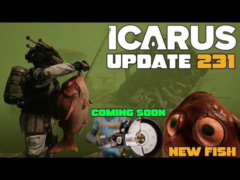Icarus Week 231 Update! 4 NEW Fish, NEW Fish Map on Elysium & NEXT WEEK NEW Legendary Chainsaw!
