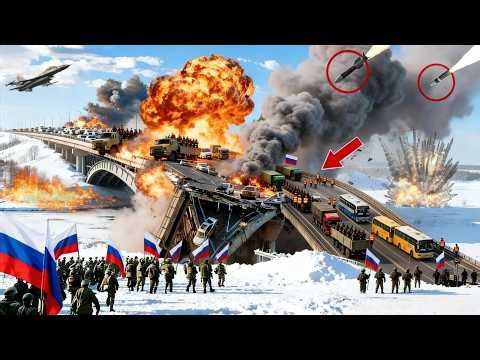 2 minutes ago! A huge explosion occurred on Russia's main bridge! Look what happened!