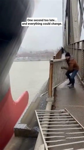 A Burning Chain Swung From a Ship… He Was Almost Hit 🔥⚓#ship#sad #shorts