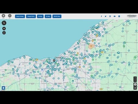 Thousands of FirstEnergy customers without power in Northeast Ohio amid strong winds