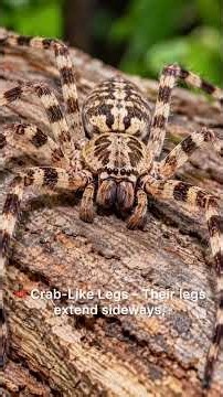 🕷️ Banded Huntsman Spider – The Lightning-Fast Hunter! ⚡😱