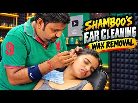SHAMBOO Pure & Deep Ear Cleaning and Wax Removal W. Peroxide💈ASMR