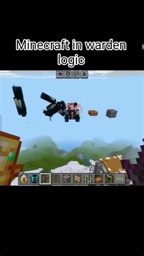 How can warden logic in Minecraft 🤔#minecraft #gaming