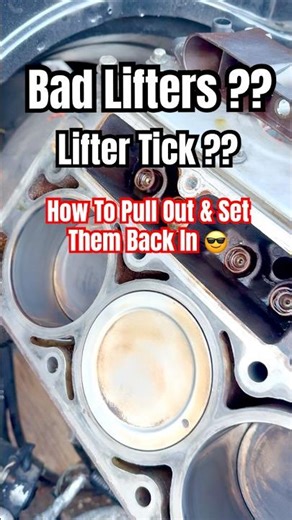 Bad Lifters - Lifter Tick - Easy Pull & Install #automobile #explore
