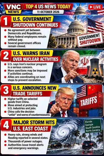 🚨 BREAKING: TOP 4 US NEWS TODAY 🇺🇸 | BIG DEVELOPMENTS YOU CAN’T MISS!