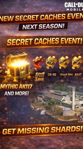 New Secret Caches Shards Event Update #codmobile #callofduty #codm #secretcaches #codmseason4