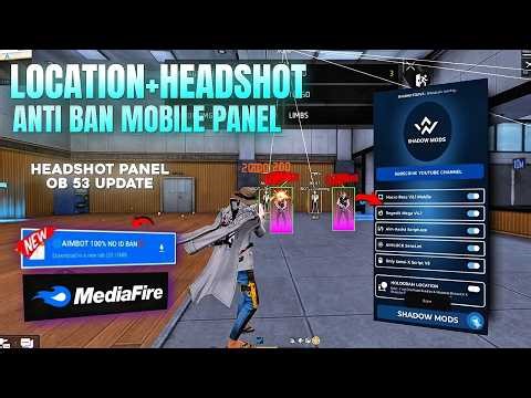 FREE FIRE MAX PANEL INJECTOR HACK ✅ OB53 UPDATE 🎯 RANK WORKING AUTO HEADSHOT PANEL INJECTOR SAFE