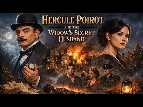 Hercule Poirot and the Widow’s Secret Husband – Mystery Thriller Novel, Crime, Detective Story