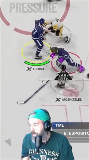 First fight, first night out of retirement lol #fyp #nhl27 #hockeyfight #esports #hockey