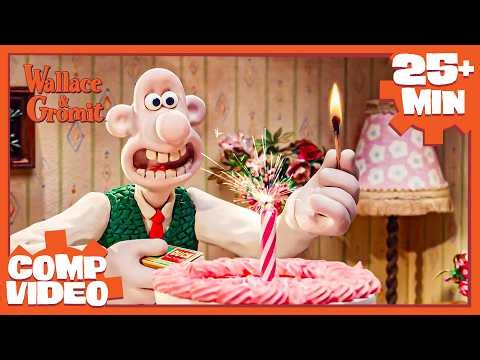 WALLACE DOES NOT KNOW ABOUT THE BOMB IN THIS CAKE 🎂💣😱 | Wallace & Gromit