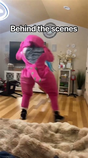Barney dance remix behind the scenes!